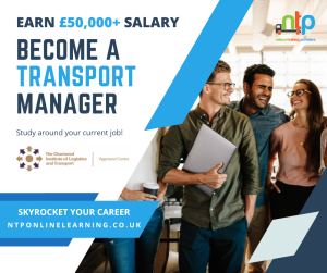Earn £50000. Become a qualified transport manager and reap the rewards.