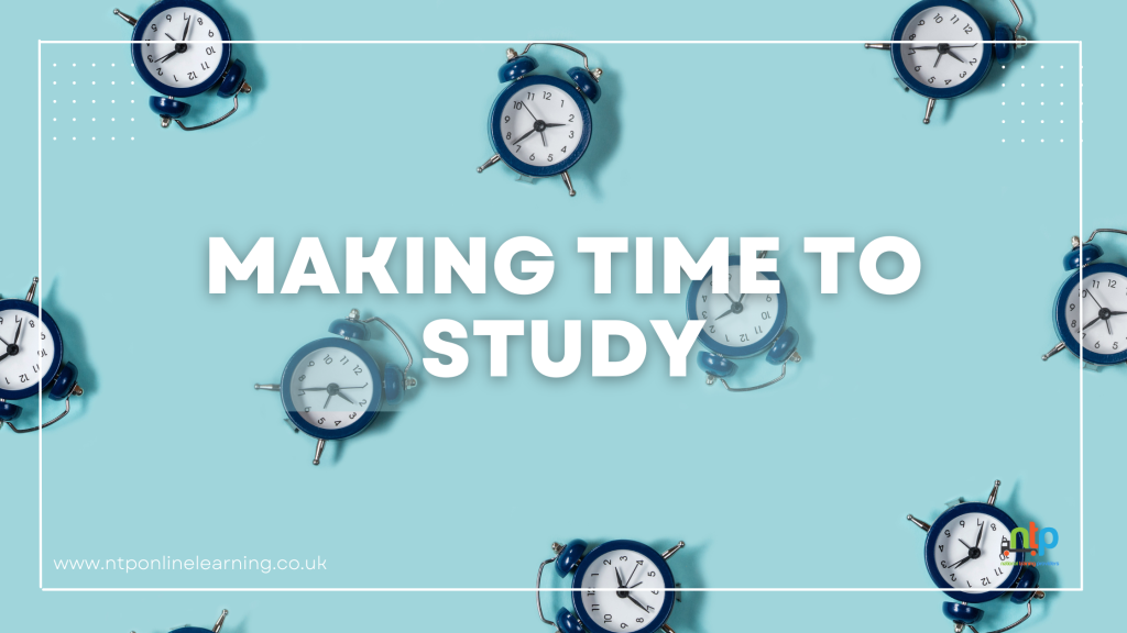 How to make time to study