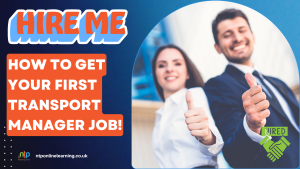 How to get a job as a transport manager