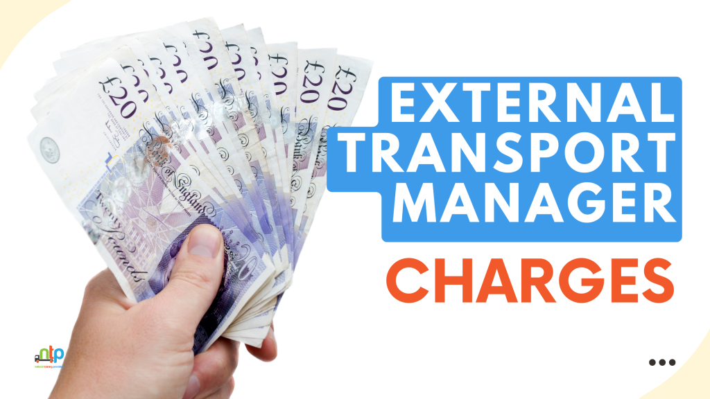 How much does an external transport manager charge