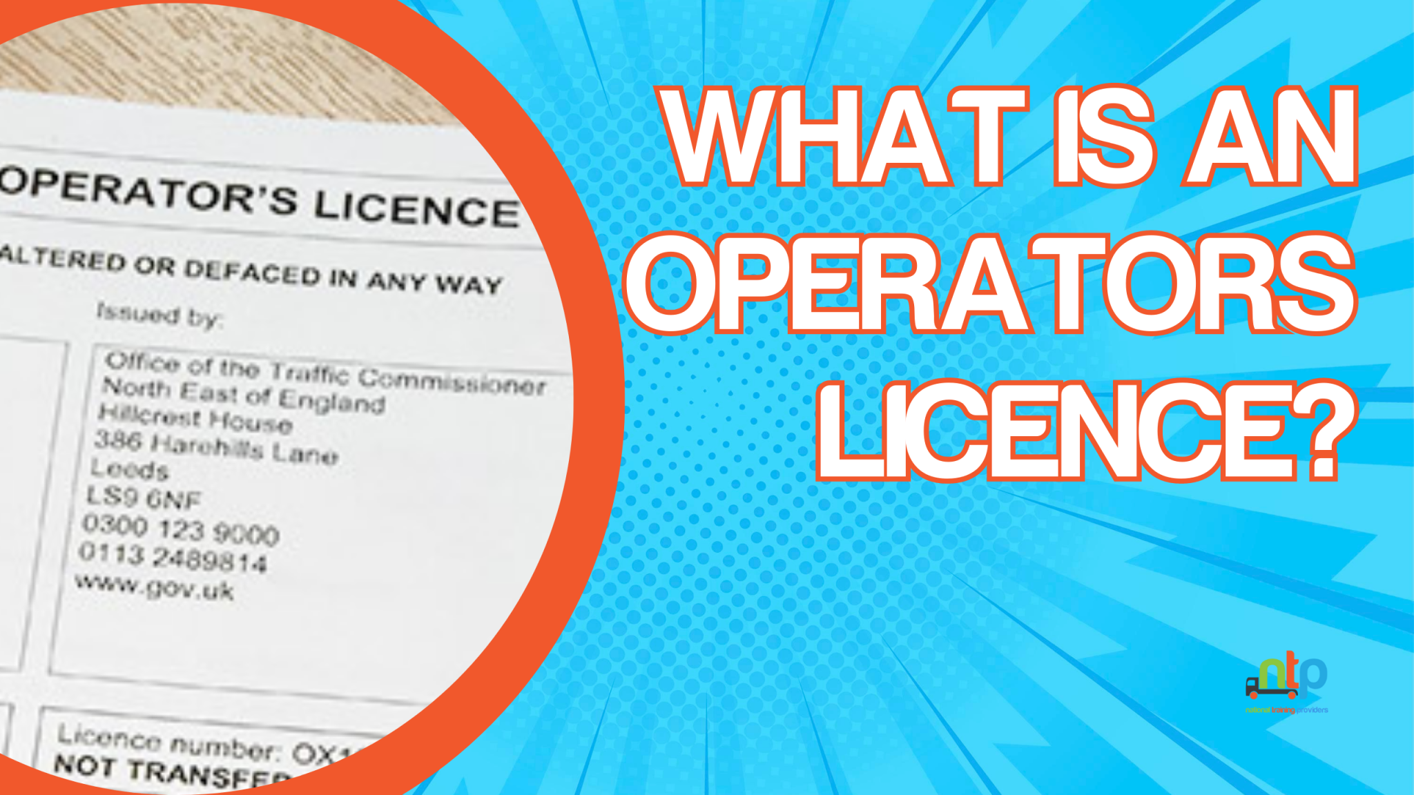 License Operating System What is an Operators Licence? | NTP Online Learning